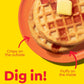 Eggo Frozen Waffles, Frozen Breakfast, Breakfast Food, Family Pack, Homestyle, 29.6oz Box (24 Waffles)