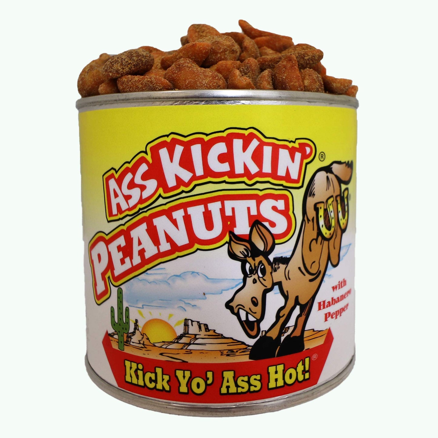 ASS KICKIN Habanero Pepper Hot Peanuts – 3 LB Spicy Gourmet Snack