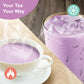 J Way Taro Milk Tea 2.2 Lb (1 Count), Powdered Instant Milk Tea Drink Mix, Serve Hot Or Cold, Makes Blended Frappe Drinks