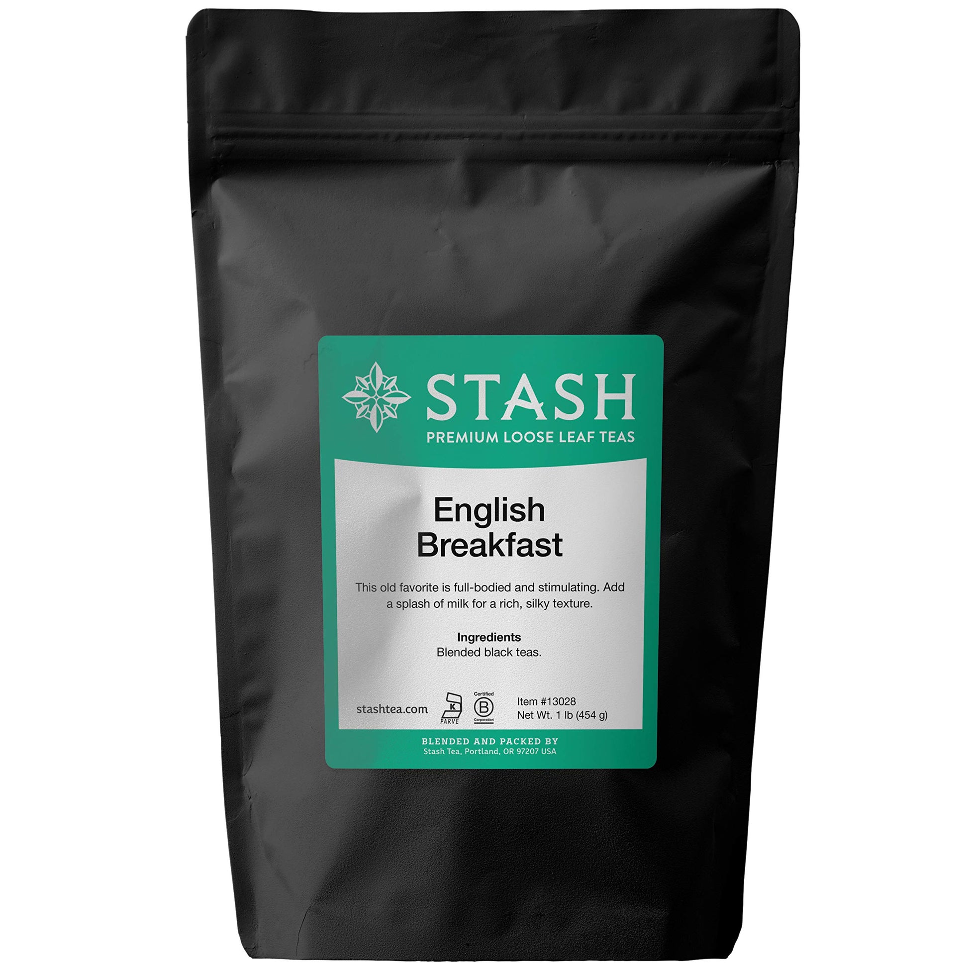 Stash English Breakfast Loose Leaf Black Tea, 16 Ounces, 1 Pound Pack