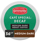Community Coffee Café Special Medium Dark Roast Decaf Coffee Pods, 36 Count, Compatible with Keurig 2.0 K-Cup malt-inspired