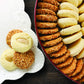 Zalatimo Sweets Since 1860 Cookies Gift Box, Assorted Shortbread Variety Pack, 100% Natural, 28.7 x 22.4 x 29.0 cm,