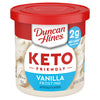 Duncan Hines Keto Friendly Vanilla Frosting, Gluten Free, Zero Sugar Added, 11 oz