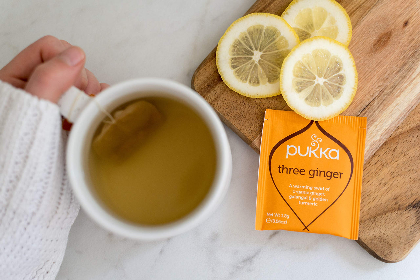 Pukka Herbal Tea Three Ginger 20 Count (Pack of 3)