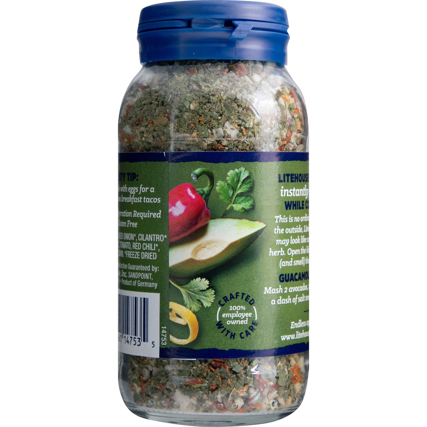 LITEHOUSE Freeze Dried Guacamole Herb Blend - Guacamole Seasoning, Gluten Free, Vegetarian, Keto, 0.85 Ounce, 2-Pack