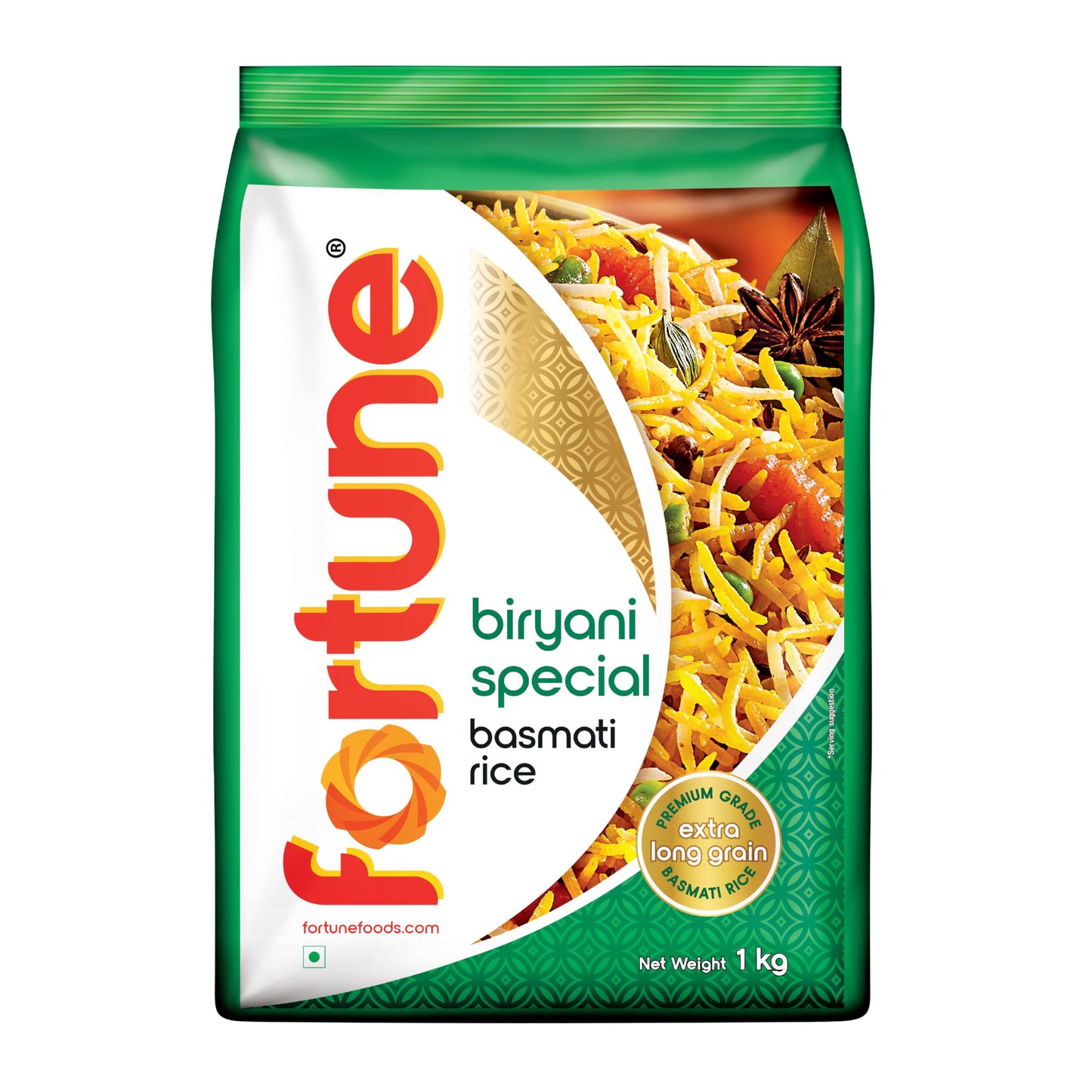 Fortune Biryani Special Basmati Rice  Extra Long Grain Basmati Rice  1 Kg