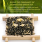 Oriarm Bi Tan Piao Xue Jasmine Green Tea Loose Leaf - Chinese Green Tea Leaves with Jasmine Flowers - Yuqian 3rd Grade - 100g (3