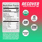 RECOVER 180 Organic Sports Hydration Drink, No Sugar Added, 20 Calorie Sports Beverage, Organic Flavors With Vitamins, Potassium