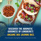 Lundberg Organic Red Jasmine Rice, Long Grain Red Rice - Non-Sticky, Fluffy Aromatic Rice, Organically Grown In California, Pant