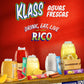 Klass Aguas Frescas Powdered Drink Mix | 44 Sugar Free Powder Packets | Flavors - Mango Watermelon Pineapple & Passionfruit - Wa