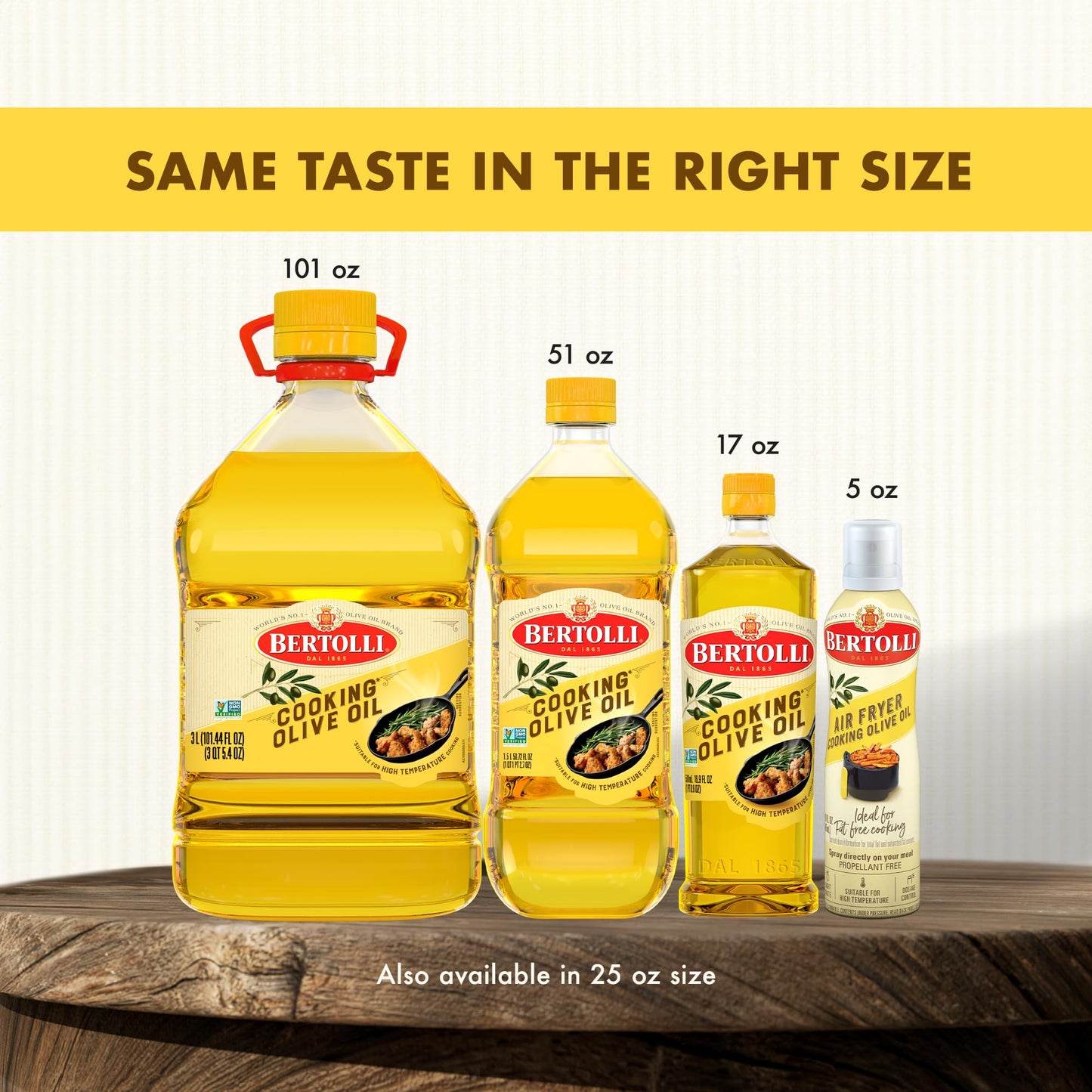 Bertolli Cooking Olive Oil, 101.4 Fl Oz