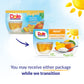 Dole Fruit Bowls Low Fat Peaches & Creme Parfait Snacks, 4.3Oz 24 Total Cups, Gluten & Dairy Free, Bulk Lunch Snacks For Kids &