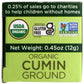 Spicely Organic Ground Cumin, 0.45 Oz