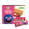 Earths Best Organic Kids Snacks, Sesame Street Toddler Snacks, Organic Sunny Days Snack Bars for Toddlers 2 Years and Older, Strawberry with Other Natural Flavors, 16 Bars Per Box