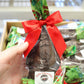 Vermont Nut Free Chocolates Solid Milk Chocolate Santa - Nut Free & Kosher, Holiday Chocolate Santa Gift, Perfect Stocking Stuff