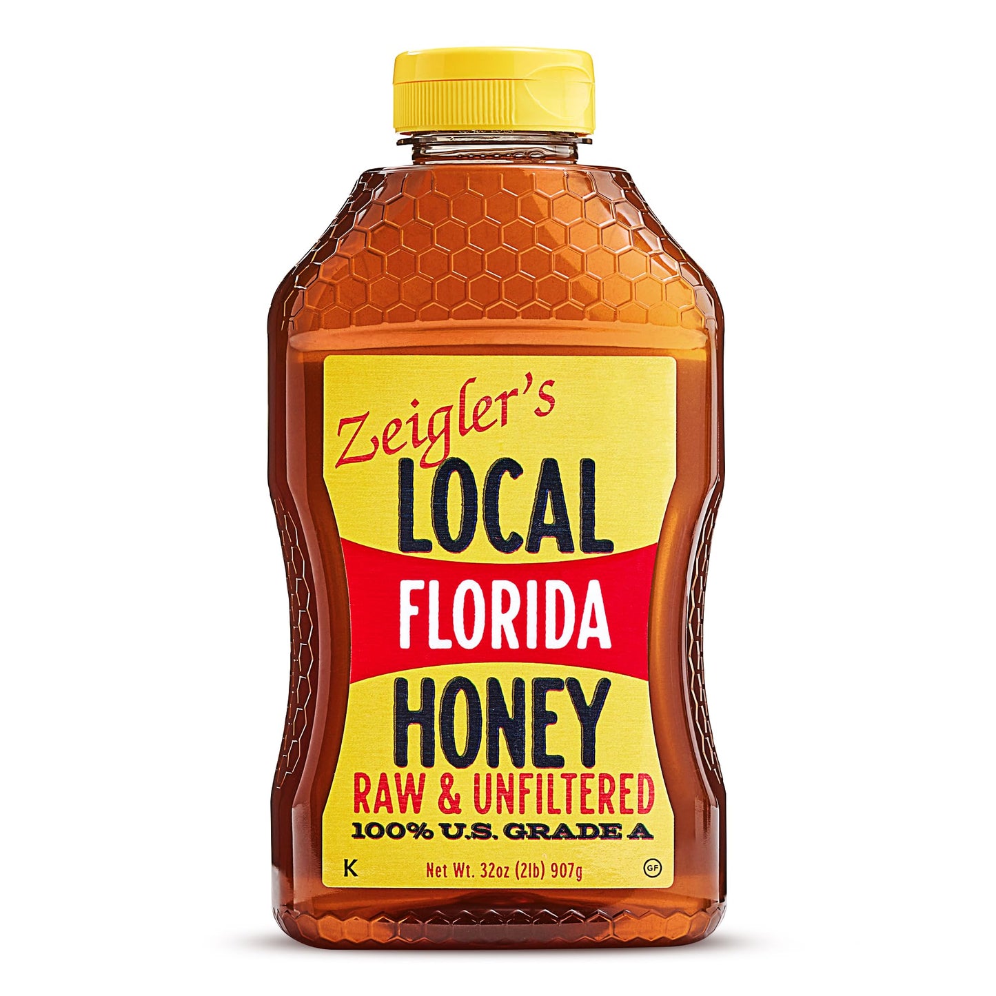 Zeigler's Florida Honey, 32 Oz - 100% Natural, Raw & Unfiltered - Pure Local Florida Honey with All Nutrients Preserved - Great 