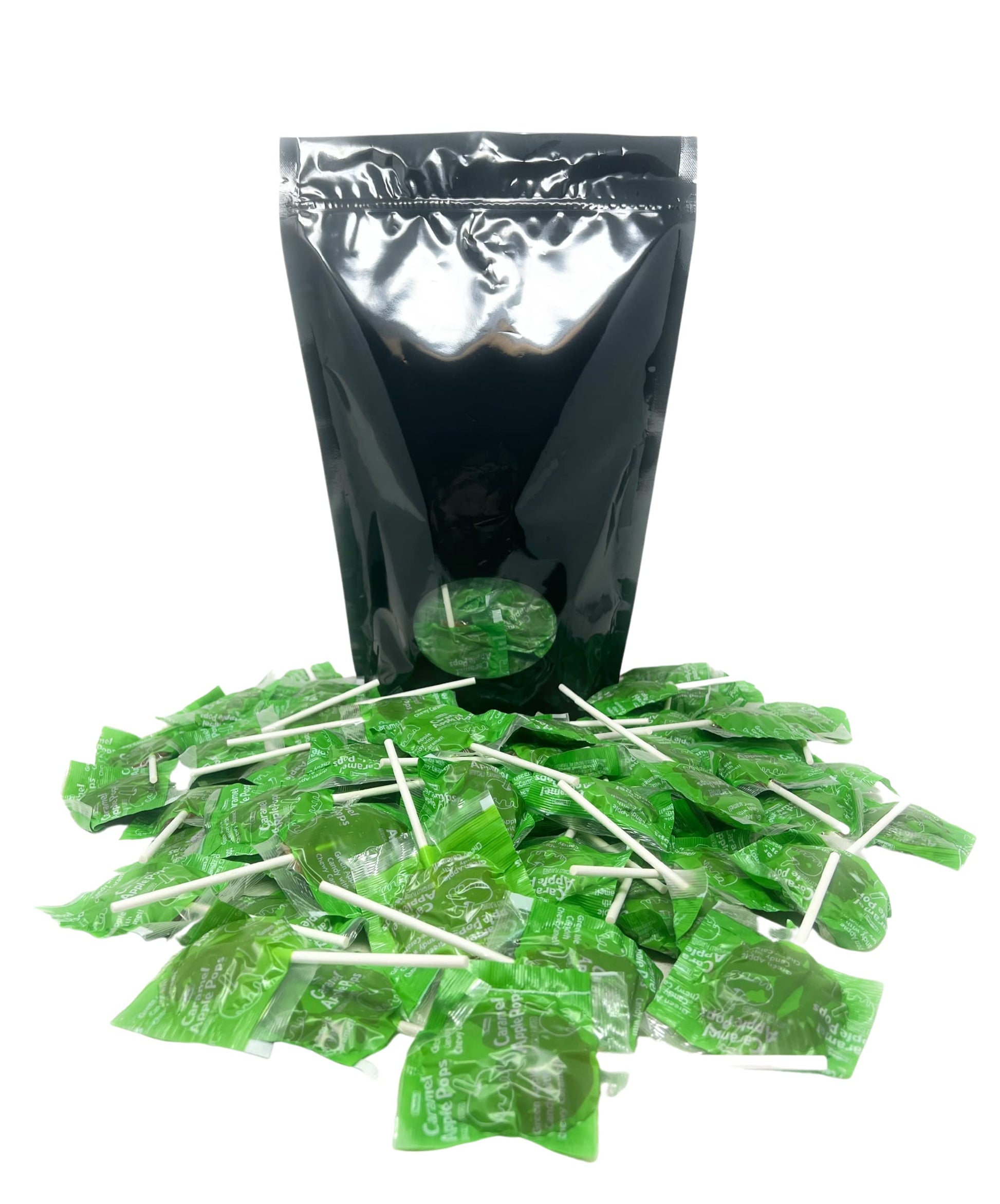 Assortit Caramel Apple Tootsie Pops Bulk Lollipops 4 lbs (64 Oz) Resealable Bag Brown 100+ Pieces