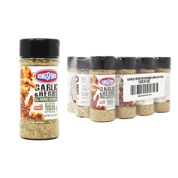 Badia Garlic & Herbs All-Purpose Seasoning, 2.5 oz (Pack of 12), Off White with Herbs & Garlic Granules