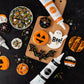 Halloween Frosting Kit with Sprinkles & Eyeballs - 11.31 oz Decorating Set with 3 Frosting Tubes (Orange, Black, White), 4 Nozzl