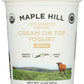 Maple Hill Creamery Yogurt Vanilla 100%Gr sugar freed  32 oz