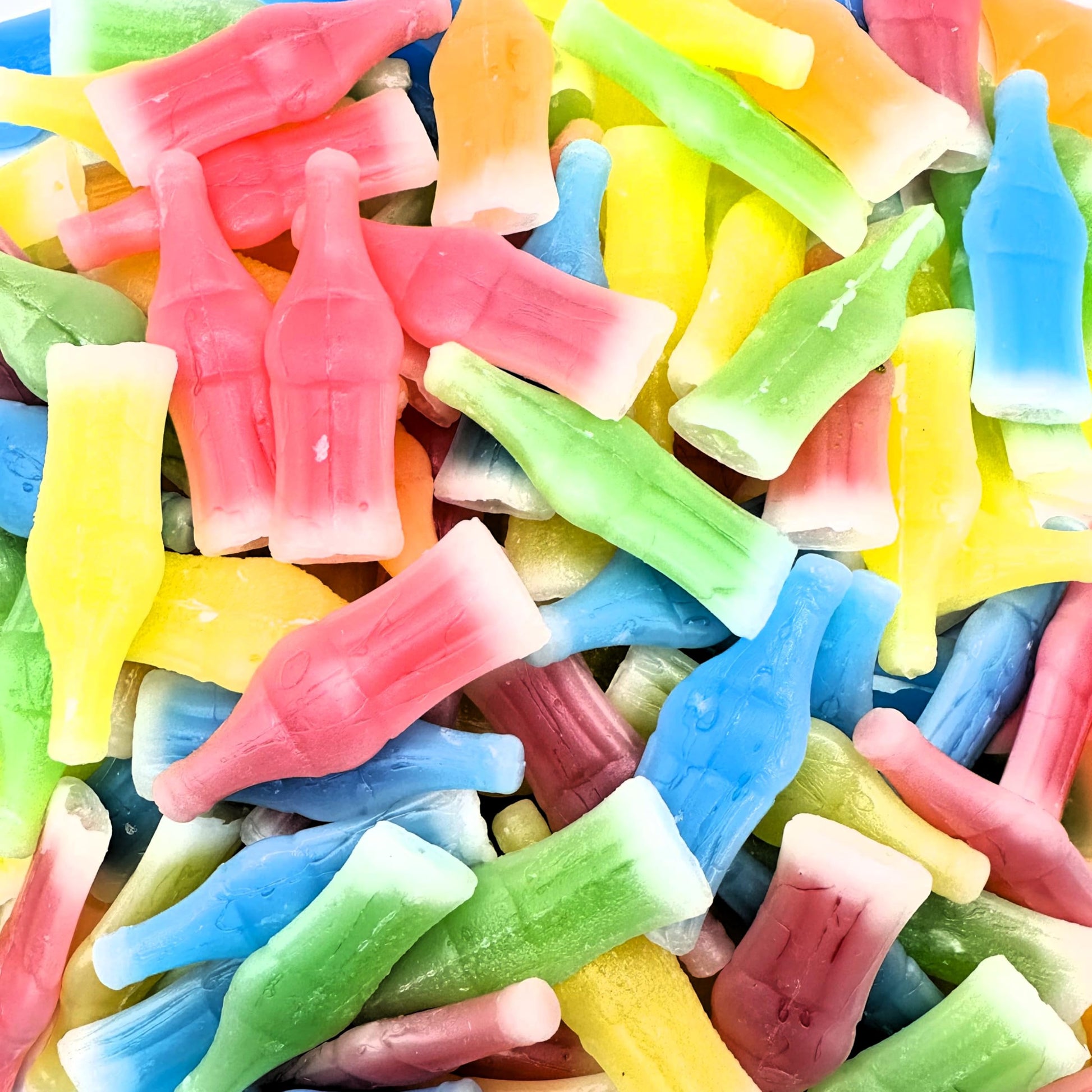 Wax Bottle Candy Drinks, 1 Pound Bag - Retro Wax Candy Bottles, Liquid Filled - Variety Flavor Nip Candy Juice - Classic Wax Can