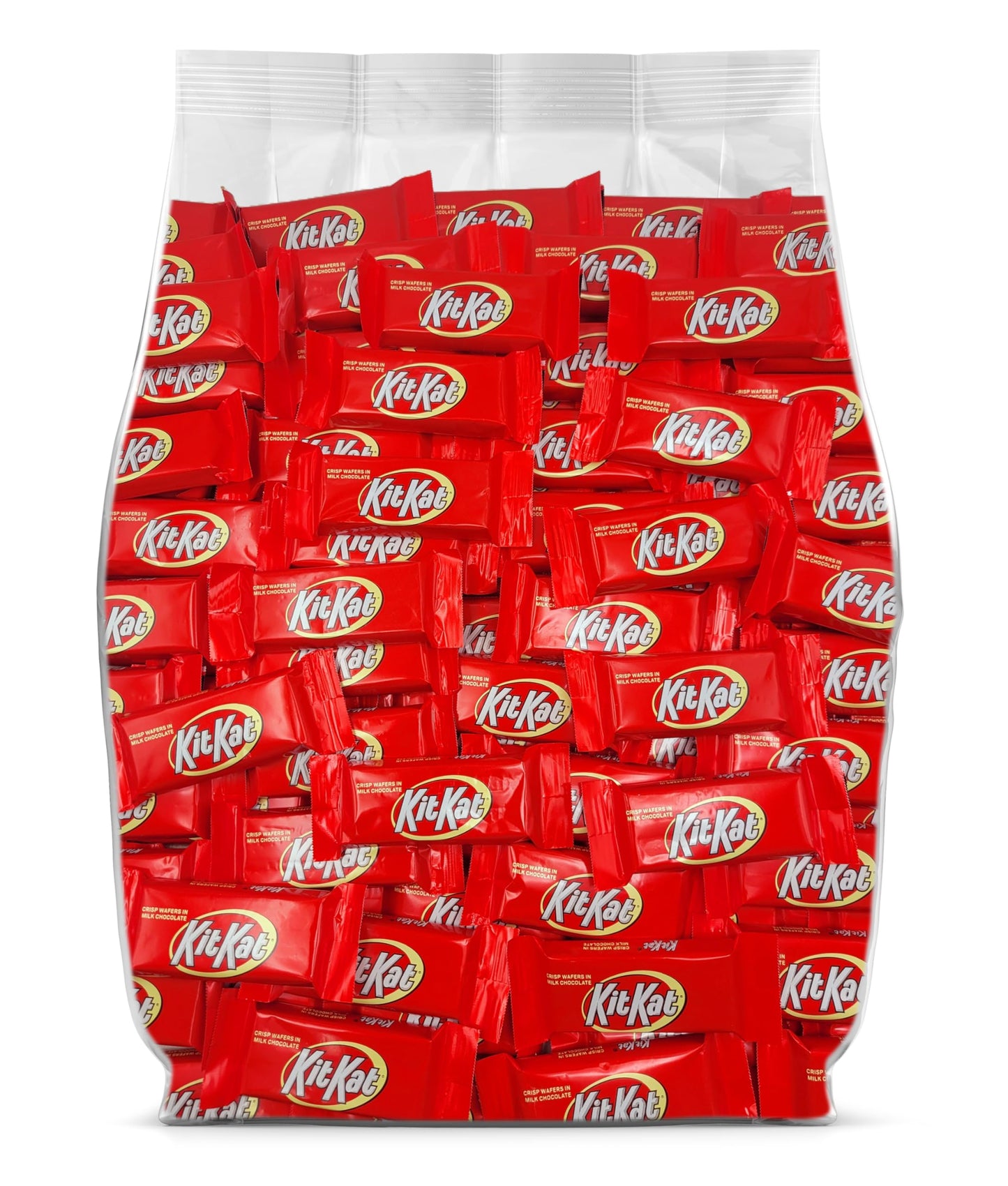 Yummy Chew KitKat Milk Chocolate Snack Size Candy Bars - 60 Individually Wrapped, 2 Pounds, Brown