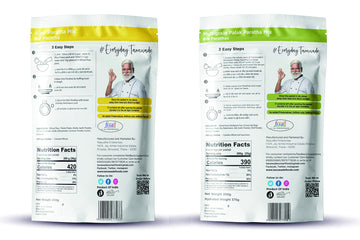 Tanawades Smart Food Paratha Combo, Instant Aloo Paratha, Palak Paratha Mix, Ready To Cook, Home Food With Hand Picked Flavours,