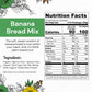 eat G.A.N.G.S.T.E.R. Vegan Banana Bread Mix, Allergy-Friendly Baking Mix, Grain-Free, No Dairy, Nuts, Gluten, Dairy, For Paleo &