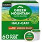 Green Mountain Coffee Roasters Half Caff K-Cup Pods, Medium Roast, 60 Count, 10 Count (Pack of 6)