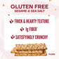 Wasa Gluten Free Sesame & Sea Salt Crispbread, 6.1 oz (Pack of 10), Gluten Free Crackers, Non-GMO Ingredients