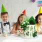 Balls Cake Toppers Palm Leaves Cake Decorations For Birthday Wedding Baby Shower Party Supplies (Green)