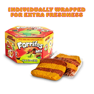 Zumba Pica Forritos - Mango & Tamarind Mix Soft Caramel Paste For Apples - Tamarind Paste To Cover Apples - Tamarindo Mexican Ca