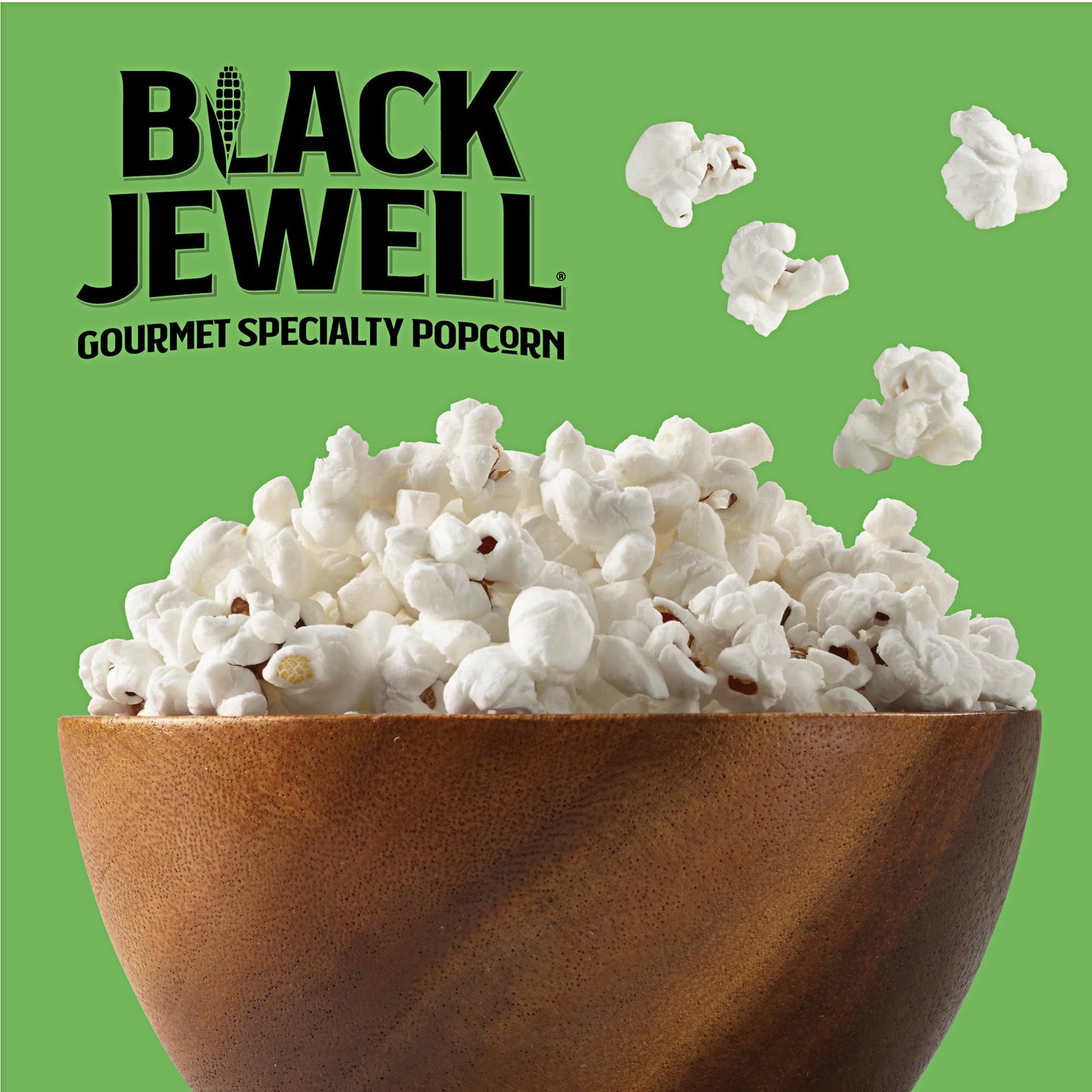 Black Jewell Gourmet Popcorn, Natural Microwave, Bulk Case of 36 Bags, 21oz (Pack of 6)