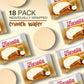 Fiorella Crunch Wafer Cookies, White Chocolate, Hazelnut Cream Filling, 18 Count, Individually Wrapped Snacks
