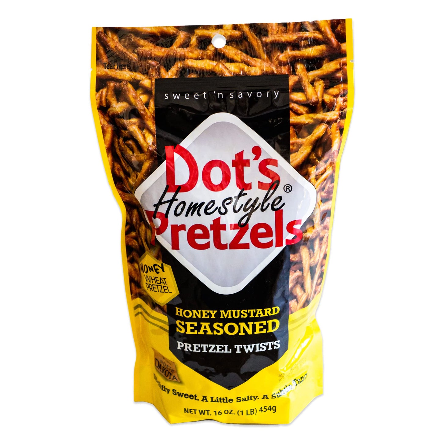 Dot'S Cinnamon Sugar Pretzel Twists - Variety Pack - Original, Honey Mustard, Southwest - 4, 16Oz Bags