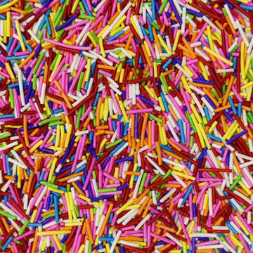 Rainbow Jimmy Sprinkles Edible Mix Size Jimmies Cake Decorations Soft Jimmies For Topping Ice Cream, Cookies, Cakes, Wedding Par