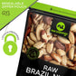 NUT CRAVINGS - Raw Brazil Nuts, Unsalted, No Shell, Whole, (32oz - 2 LB) Bulk Nuts Packed Fresh in Resealable Bag - Kosher Healt