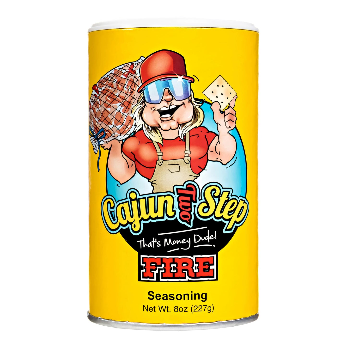 Cajun Two Step Cajun Seasoning By Stalekracker Variety Bundle - 2 Pck, Original & Fire Spice Blends For Authentic Creole Louisia