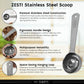 Chocolate, Sea Salt Caramel, White Chocolate, Caramel - 16 Oz (Pack Of 4) With Zesti Barista Spoon - For Coffee & Desserts