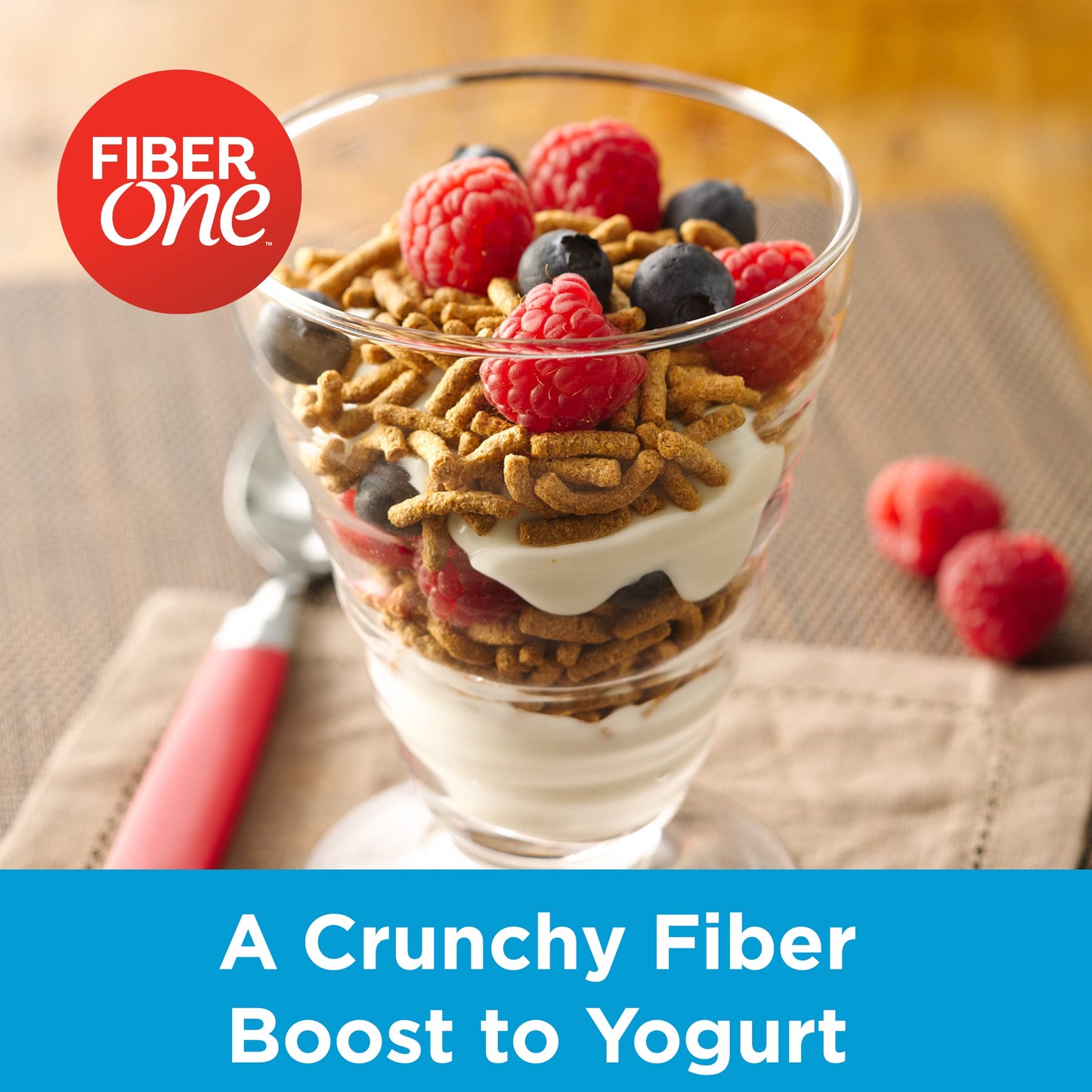 Fiber One Breakfast Cereal, Original Bran, 19.6 oz, Pack of 6