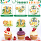 Weecent 48 Pcs Wild One Cupcake Toppers Baby 1St Birthday Decorations Jungle Safari Theme Cake Toppers For Baby Boy Girls Safari