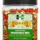 NPG Freeze-Dried Vegetable Mix 16 Oz (1 LB), 10-Blend Dehydrated Vegetables Blend of Carrots, Onions, Tomatoes, Potatoes, Bell P