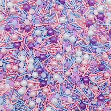 Purple Series Sprinkles Candy Mix Size Edible Pearls Cake Decorations Cupcake Toppers Cookie Decorating Perfect For Wedding Part