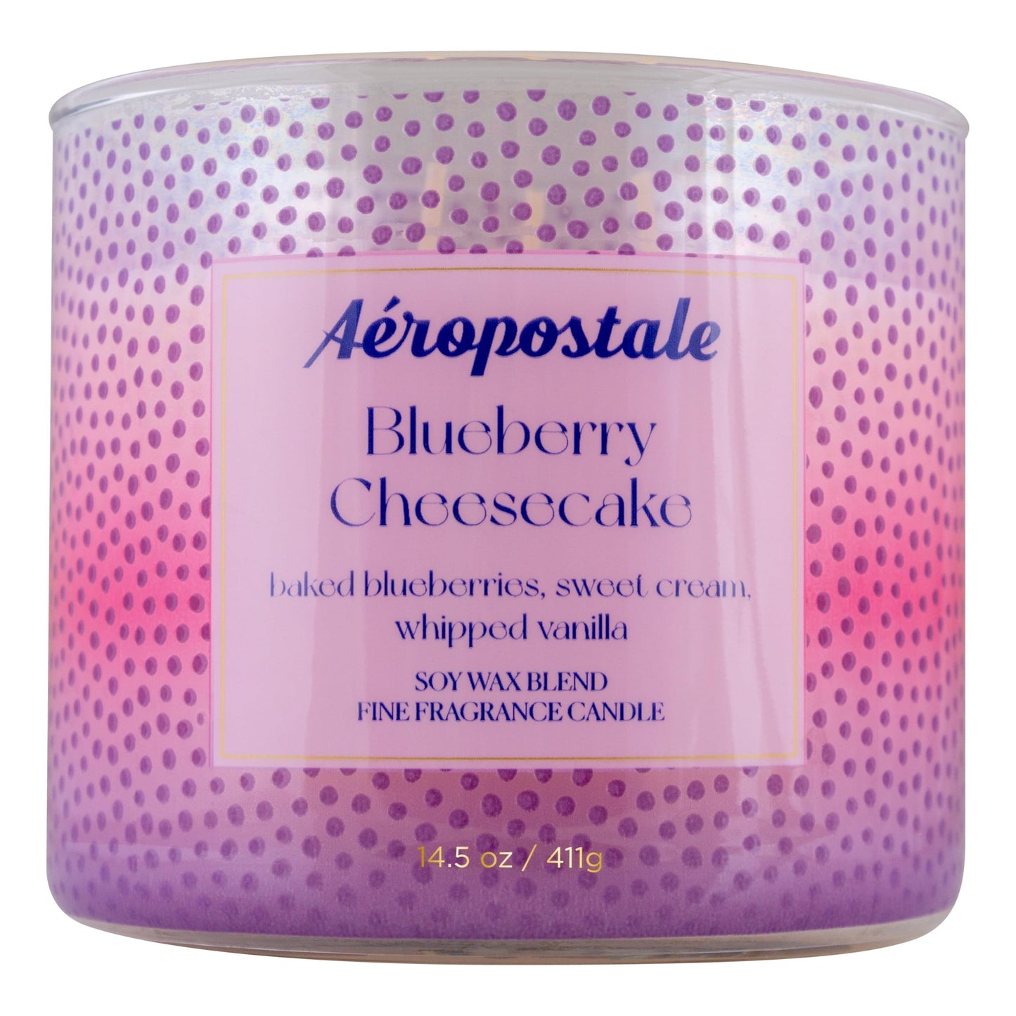 Aeropostale Blueberry Cheesecake By Aeropostale Scented Candle 14.5 Oz