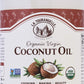 La Tourangelle, Organic Virgin Unrefined Coconut Oil, Great for Cooking, Baking, Hair, and Skin Care,Clear,30 Fl Oz (Pack of 1),