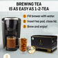 Teavity Organic Chamomile Tea Pods - Decaf, 24 Count, Compatible with Keurig