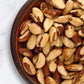 Food To Live - Dry Roasted Brazil Nuts With Himalayan Salt, 4 Pounds – Oven Roasted, Lightly Salted, No Oil Added, Whole. Vegan, Kosher, Bulk.