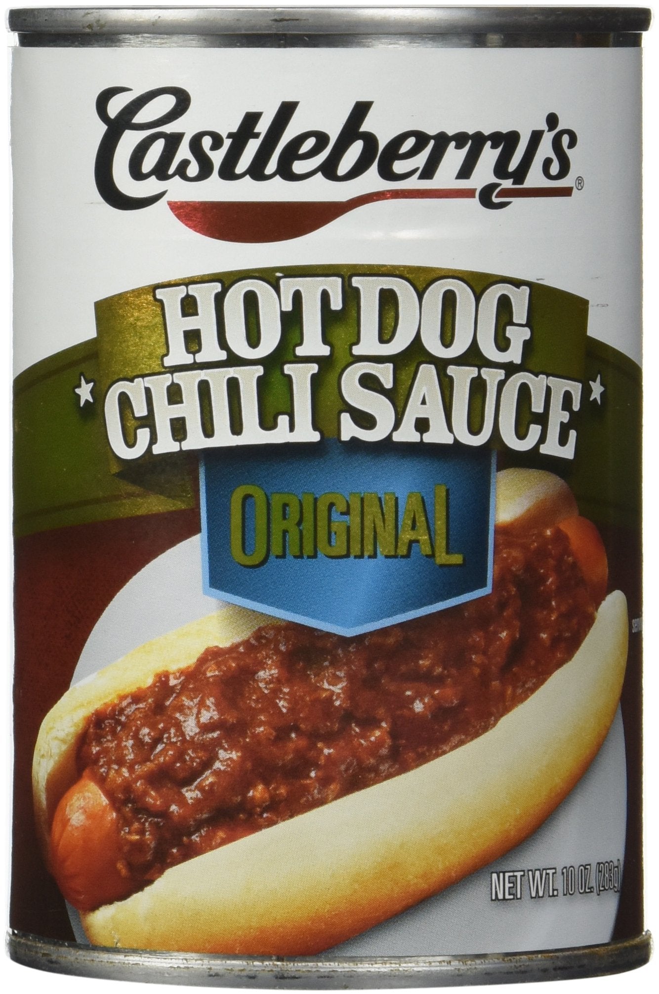 Castleberry'S, Hot Dog Chili Sauce, Classic, 10Oz Can (Pack Of 6)