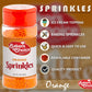 Bakers Choice Orange Sprinkles For Baking - Jimmies Sprinkles For Ice Cream Toppings - Dairy Free, Kosher 2.8 Oz.