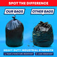95-96 Gallon Trash Bags 2 Mil (Value-Pack 25 Bags W/Ties) Extra Large Black Trash Bags 90 Gallon, 95 Gallon, 96 Gallon, 100 Gall